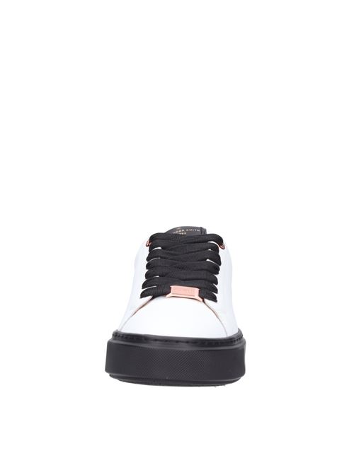Leather and faux leather trainers ALEXANDER SMITH | N1D 04WBK LONDONBIANCO-NERO